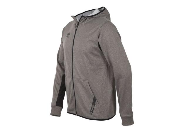 UMBRO Core Tech Hood Zip 19 Mørk grå XXL Treningsjakke med hette i polyester 